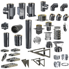 Edelstahl Schornstein